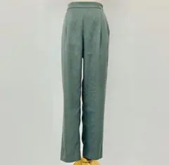 美品 アーバンリサーチ タックワイドパンツ 36 グリーン 美脚 ストレッチのサムネイル