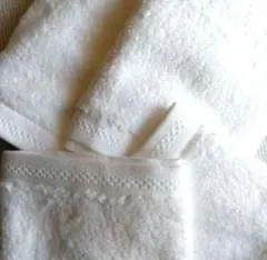 UCHINOウチノ ホワイトタオル 4枚