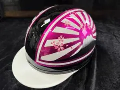 コルク半　カスタム　マジック 富士日章　ブラックホワイトピンクラメのサムネイル