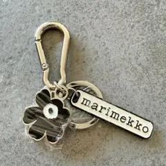 marimekko マリメッコ キーホルダー キーリング ブラック