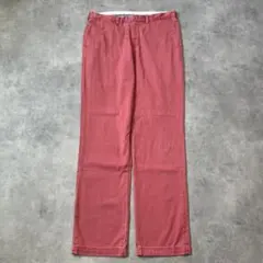 ポロバイ ラルフローレン W34 ポロチノ チノパン パンツ 赤 16622