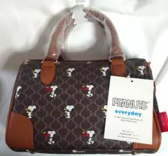 スヌーピー ショルダーバッグ しまむら ミニボストン