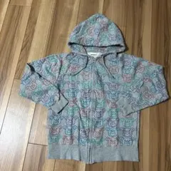 laundry クマ柄パーカー Sサイズ グレー