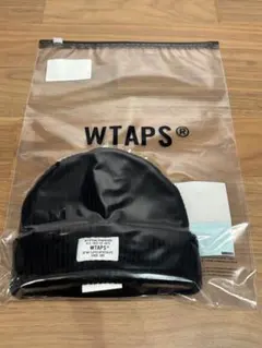 WTAPS SGT LABEL BEANIE ニット帽 ビーニー ブラックのサムネイル