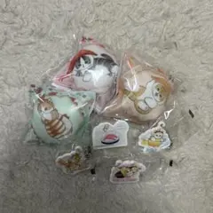 モフサンド　くら寿司　アクリルステッカー　クッションチャーム　mofusand