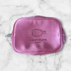 courreges paris クレージュ ポーチ ピンク 魚モチーフ