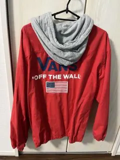 VANS フード付きジャケット レッド