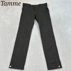 I800 美品 M タム 裾ボタン スラックス グレー メンズ