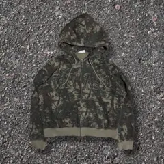 Unknown y2k camo parka 短丈 ダブルジップ リアルツリー