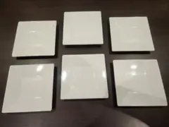 スクエアプレート　小皿　六枚セット