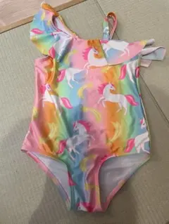 H&M ユニコーン柄 ワンピース水着 3/4T