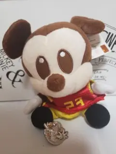 【2個セット】ミッキーぬいぐるみ　ピンバッチ
