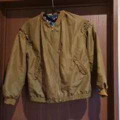 子供用　オリーブグリーン MA-1風ジャケット　140㌢