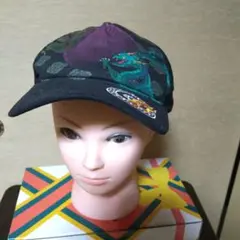 ドラゴン刺繍キャップ 黒