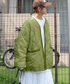 【notch. by KR】オーバーサイズキルティングコート