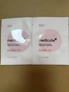 medicube PDRNピンクコラーゲンゲルトナーパッド　2枚