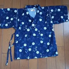 甚平 紺色 110cm