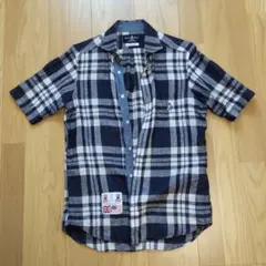 Psycho Bunny 半袖チェックシャツ Mサイズのサムネイル