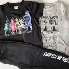 【新品未使用】BANDAI 鬼滅の刃　長トレーナー、半袖T、長ズボン100サイズ