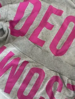 ロデオクラウンズ バックプリントトレーナー スウェット クルーネック ゆるだぼ