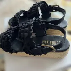 PINK HOUSE ブラックバレエシューズ 2026春 新品 - メルカリ