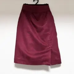 PROPORTION プロポーション ワインレッド ひざ丈 スカート