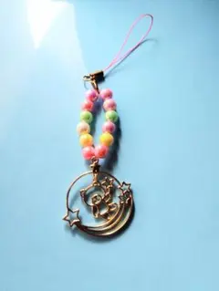 【ハンドメイド】☆クマと星のストラップ☆