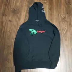 TRANSPORT パーカー SIZEM ブラック