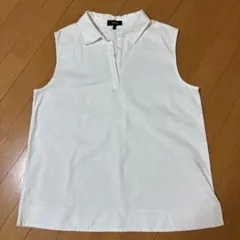 Theory セオリー とろみブラウス リボン ノースリーブ 白 S 1198 2026 