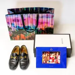 GUCCI グッチ ホース ビット ローファー 本革 レザー 箱ショッパー付き