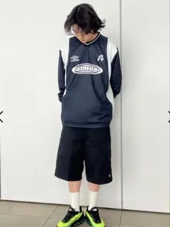 限定！！UMBRO x atmos LS Soccer Jersey BLACKのサムネイル