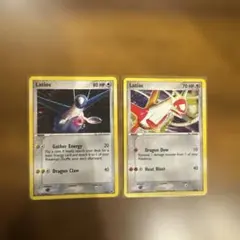 英語版 Latios Latias ラティオスラティアス2枚セット 2004 英語版 Latios Latias ラティオスラティアス2枚セット 2004 - メルカリ