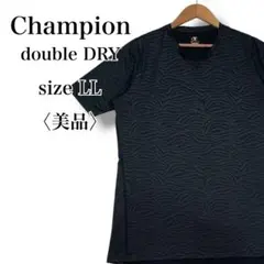 Champion チャンピオン ダブルドライ Vネック Tシャツ 総柄 LLのサムネイル
