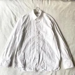 【ユナイテッドアスレ】ボタンシャツ ボタンダウン 長袖 綿100％ L