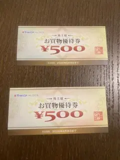 ヤマダホールディングス お買物優待券 ¥1,000円分