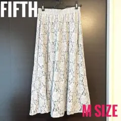 ☆新品未使用☆ fifth 総レース フラワー フレア スカートのサムネイル