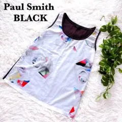 Paul Smith BLACK 花柄　水彩　ノースリーブ　M