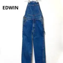 EDWIN エドウィン オーバーオール デニム おしゃれのサムネイル