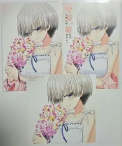 宇崎ちゃんは遊びたい！　ポストカード、イラストカード　3枚