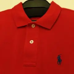 RALPH LAUREN ラルフローレン レッド ポロシャツ 半袖 赤