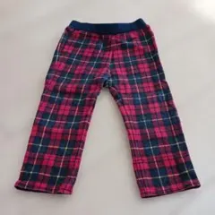 ホットビスケッツ チェック柄長ズボン