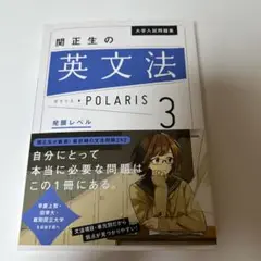 大学入試問題集 関正生の英文法ポラリス[3 発展レベル] 即購入OK