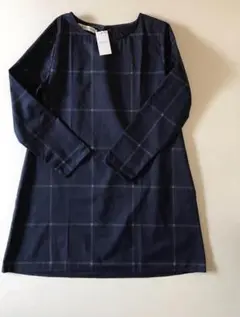 新品　チェックワンピース