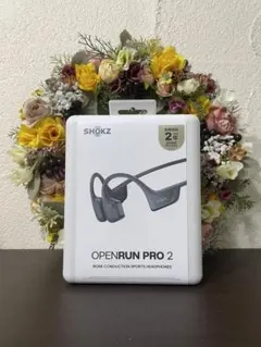 SHOKZ OPENRUN PRO 2 骨伝導 ブラック【新品未開封】納品書付