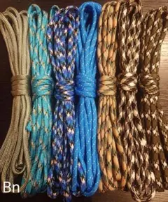 Bn 3m×7 パラコード 4ミリ7芯 ハンドメイド キーホルダー クラフト 紐
