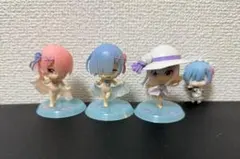 一番くじ　リゼロ　エミリア　レム　ラム　フィギュア ＋ミニフィギュア レム 計4