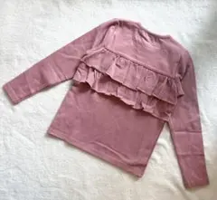 新品☆plusnao バックフリルロンT 120 プティマイン ブランシェス