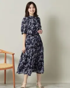 トゥモローランド Ballsey ボールジィ 小花柄ロングワンピース 美品