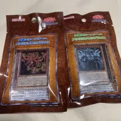 遊戯王カードゲーム　アクリルブロック　オシリスの天空竜　オベリスクの巨神兵