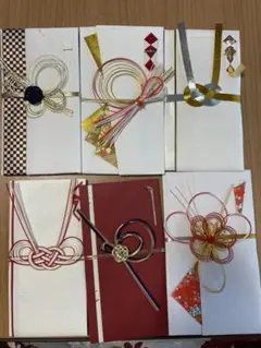 ご祝儀袋 伝統的和風デザイン 6点セット